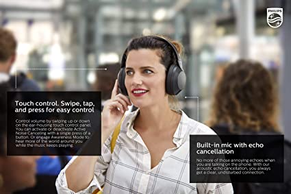 Philips TAH8505BK/00 Hi-Res Audio wireless over-ear headphones
